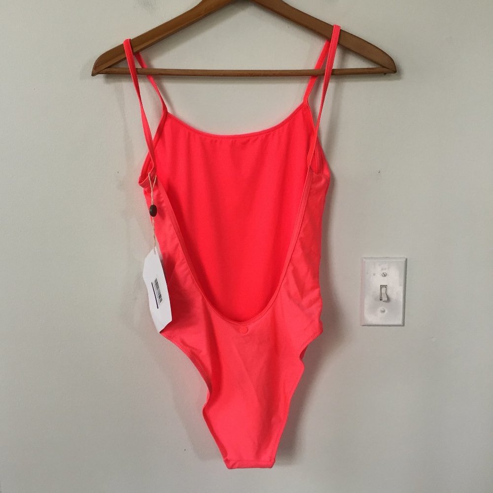 Calvin Klein Cheeky Scooped One Piece Swimsuit - Picture 7 of 11